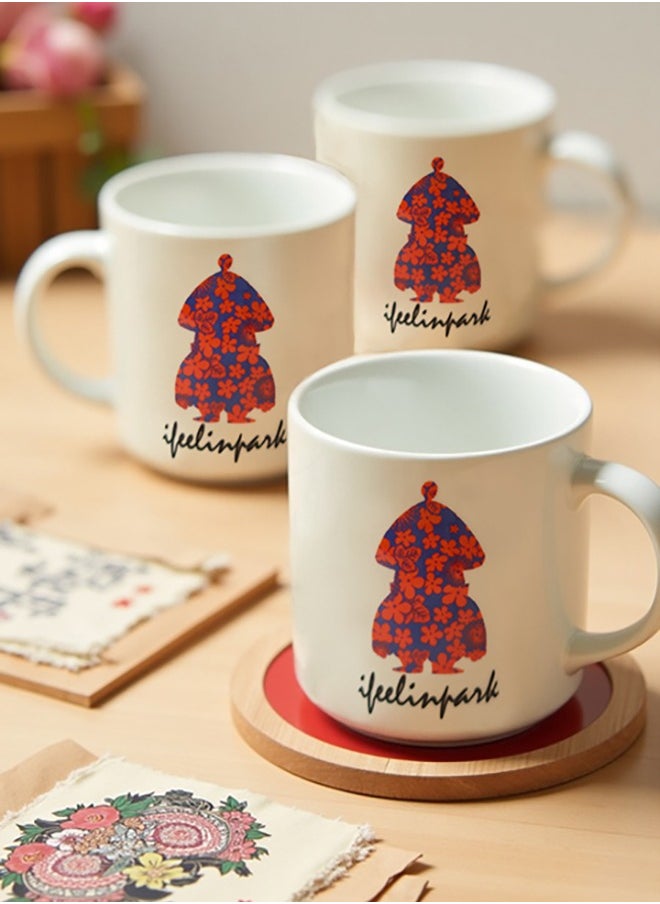 Coffee Mugs with cute soldier pattern, Large Coffee Mug with Handle, Gifts For Man