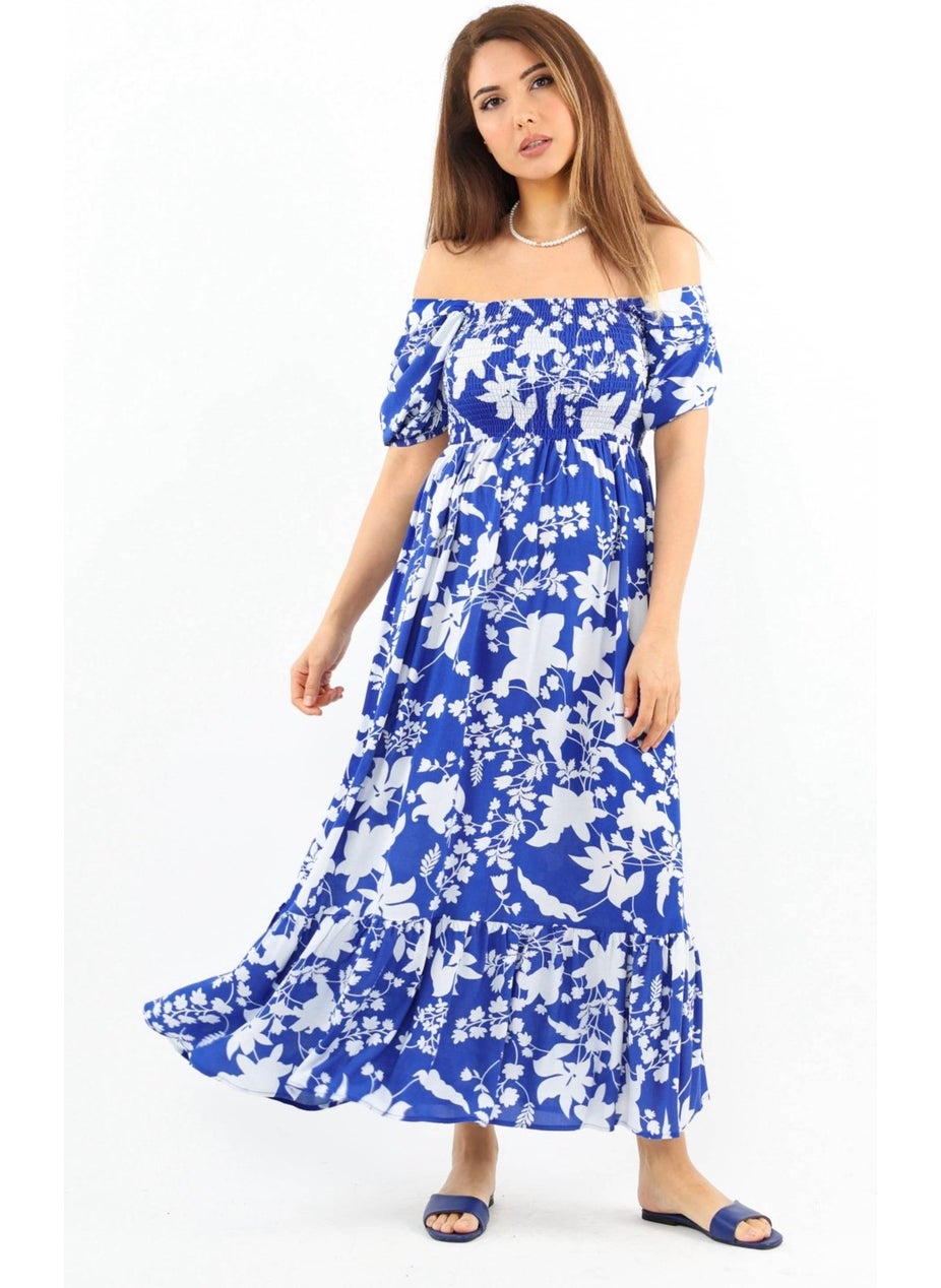 Floral Off-Shoulder Dress