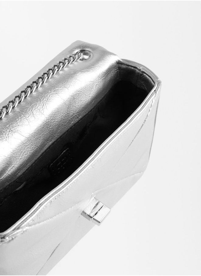 Hand Bag EMAN Silver