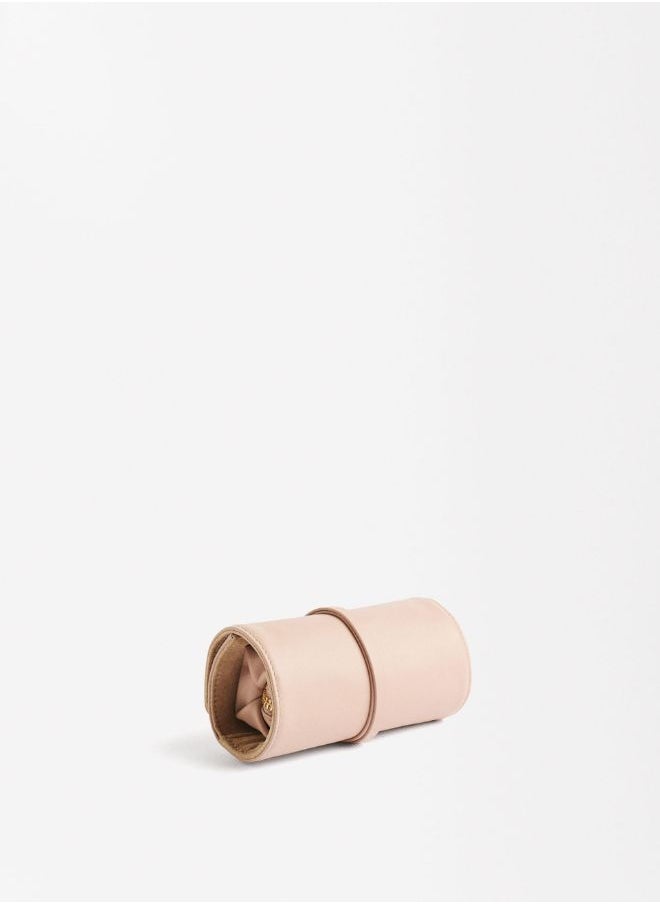 LEATHER ROLL JEWELRY CASE