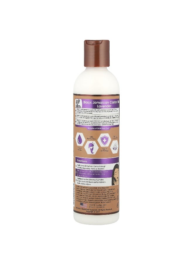 Okay Pure Naturals, Black Jamaican Castor Oil® , Leave in Conditioner, Lavender, 8 fl oz (237 ml)