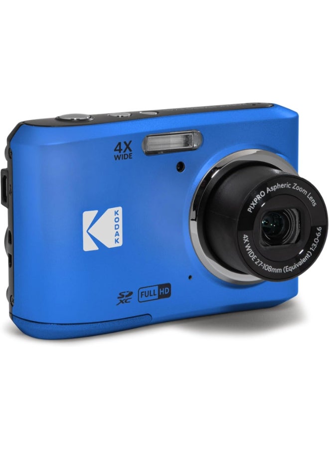 PIXPRO Friendly Zoom FZ45-BL 16MP Digital Camera with 4X Optical Zoom 27mm Wide Angle and 2.7