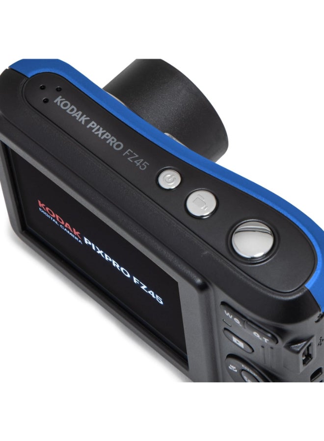 PIXPRO Friendly Zoom FZ45-BL 16MP Digital Camera with 4X Optical Zoom 27mm Wide Angle and 2.7