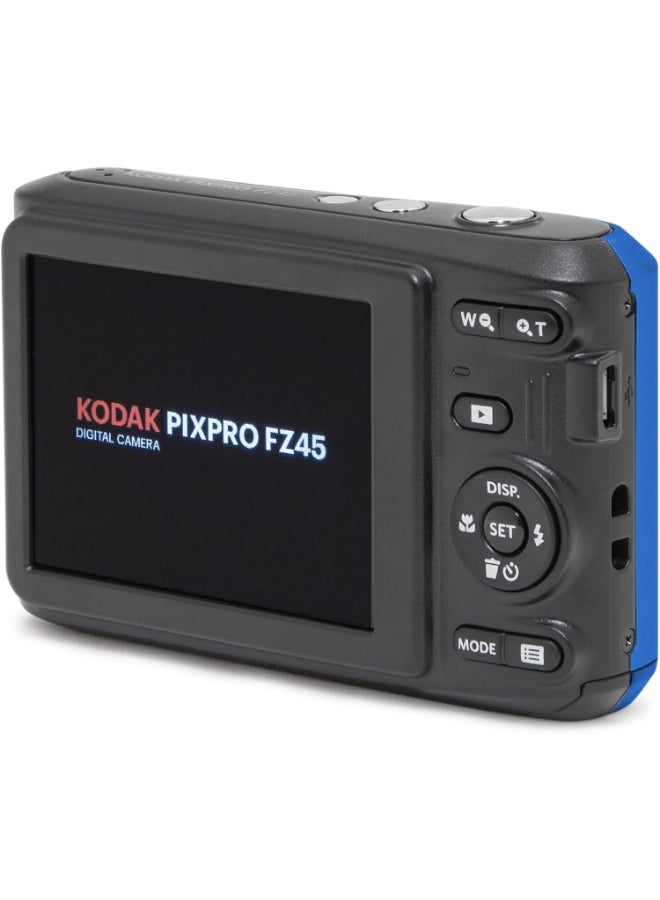 PIXPRO Friendly Zoom FZ45-BL 16MP Digital Camera with 4X Optical Zoom 27mm Wide Angle and 2.7