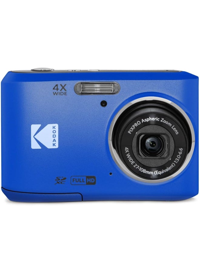 PIXPRO Friendly Zoom FZ45-BL 16MP Digital Camera with 4X Optical Zoom 27mm Wide Angle and 2.7