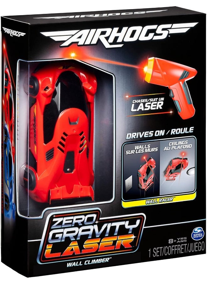 Air Hogs, Zero Gravity Laser, Laser-Guided Wall Racer, Wall Climbing Race Car, Red
