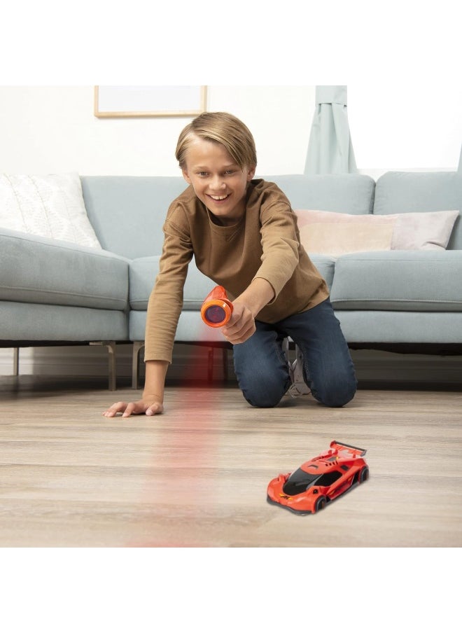 Air Hogs, Zero Gravity Laser, Laser-Guided Wall Racer, Wall Climbing Race Car, Red