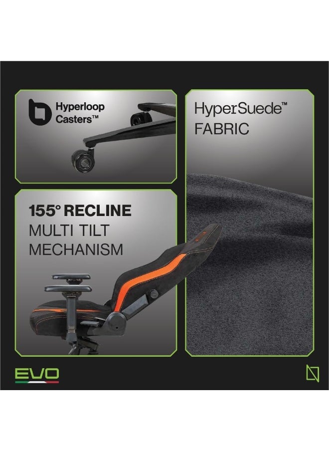 APEX PROMAX EVO EDITION, High Back Computer Gaming Chair with Magnetic 4D Swappable Armrests, Lumbar Pillow & Magnetic Headrest