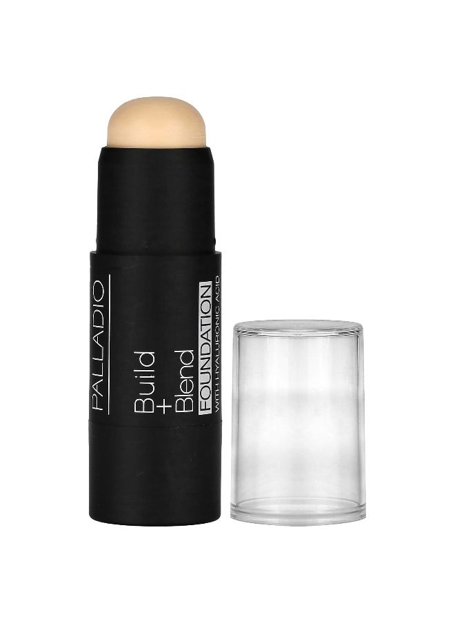 Palladio, Build + Blend Foundation Stick, Natural Ivory BBFS03, 0.25 oz (7 g)