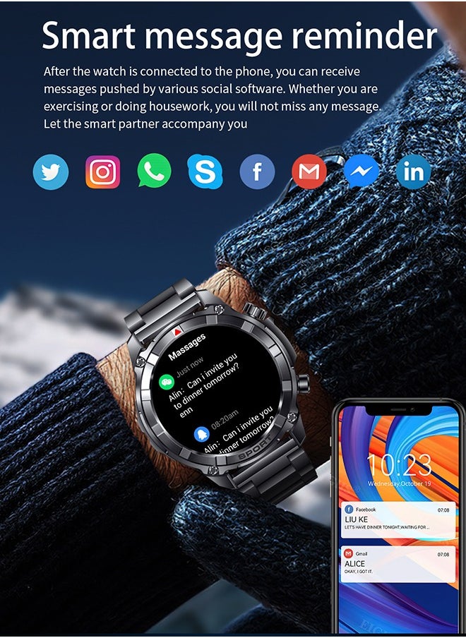 Rugged Smart Watch for Men- 1.52