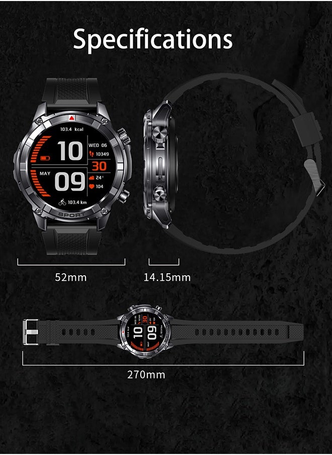 Rugged Smart Watch for Men- 1.52