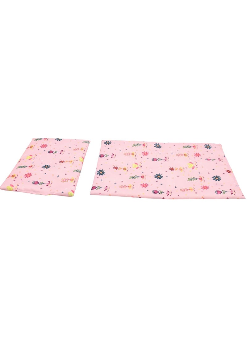 Dolls World Large Travel Cot with Quilt, Pillow & Travel Bag | Fits Dolls Up to 18
