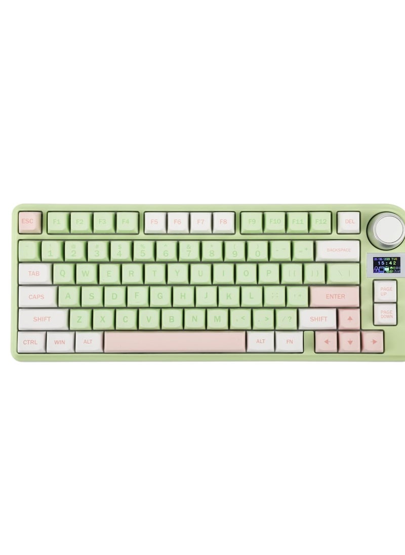 EPOMAKER TH80-X Gasket Mechanical Keyboard, 75% Layout Triple Mode Hot-swap Gaming Keyboard with 4000mAh