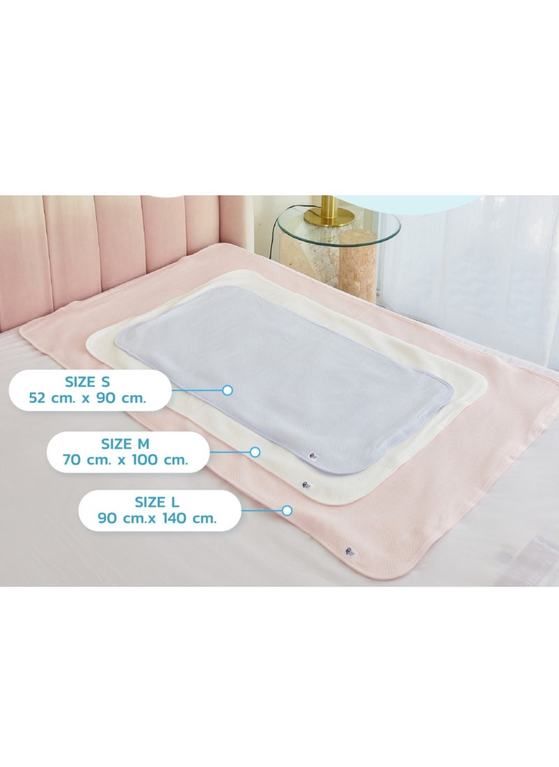 Snow Owl Gentle Guard Bamboo Waterproof Pad (Sizes S/M/L) - Blue, M
