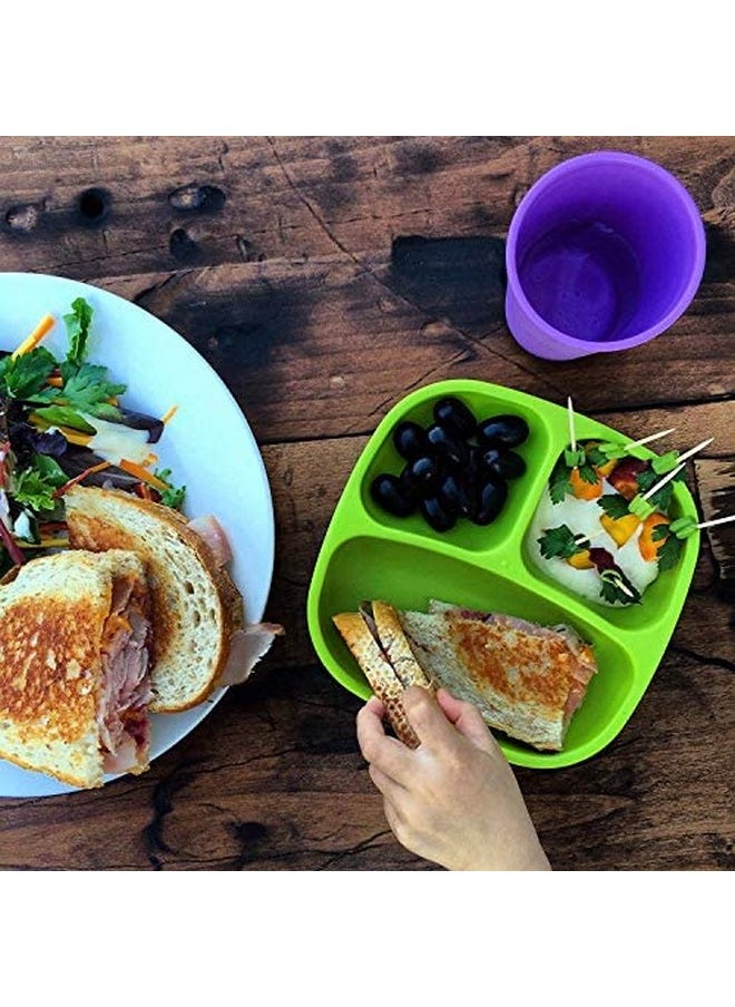 Re-Play Made in USA Toddler Dinnerware Set - No-Spill Sippy Cup, 7