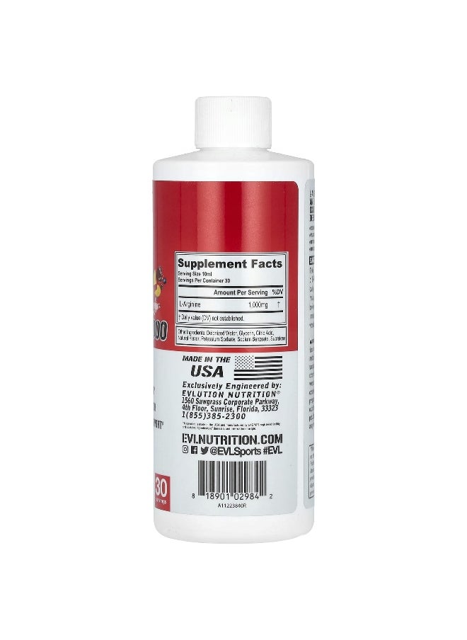 EVLution Nutrition, L-Arginine 1000, Fruit Punch, 1,000 mg, 10.14 fl oz (300 ml)