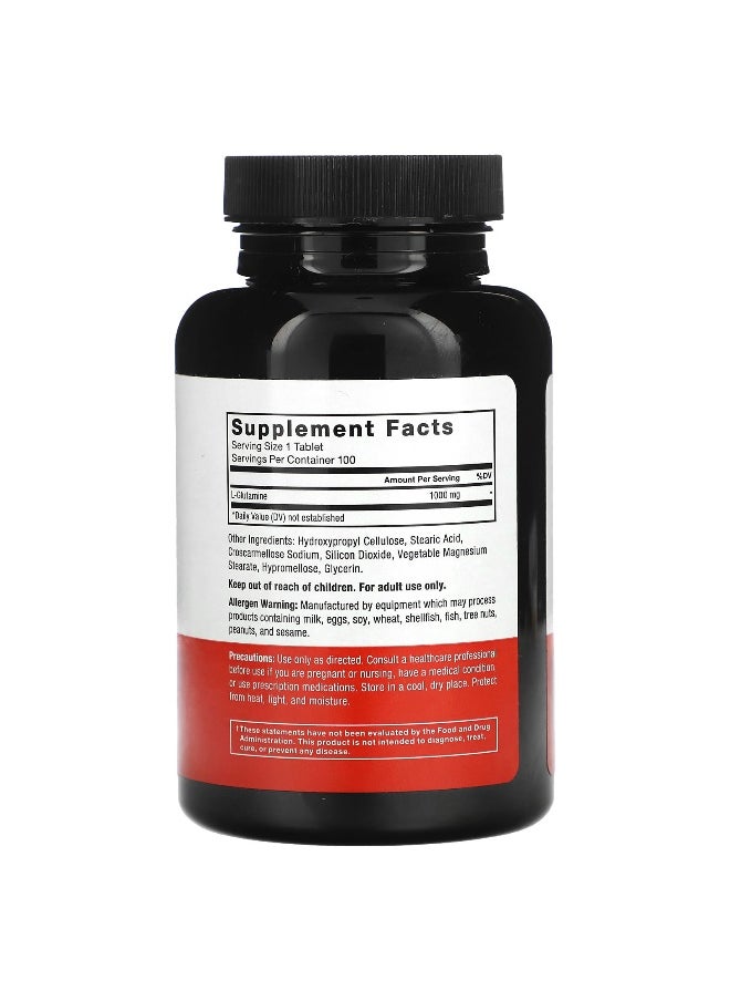 Force Factor, L-Glutamine Tablets, 1,000 mg, 100 Tablets
