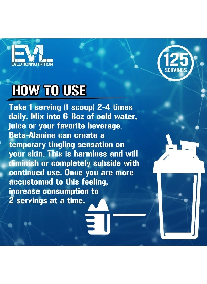EVLution Nutrition, Beta-Alanine, Unflavored, 7.05 oz (200 g)