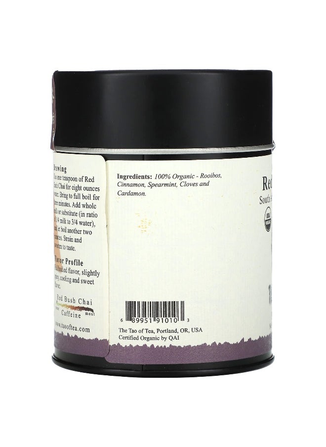 The Tao of Tea, 100% Organic South African Rooibos & Spices, Red Bush Chai, 4 oz (114 g)