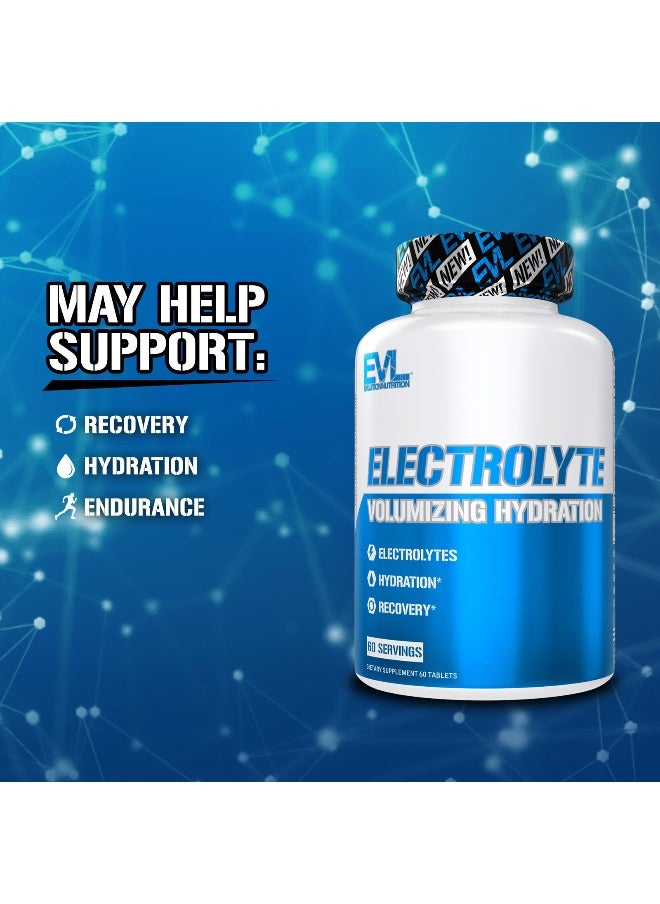 EVLution Nutrition, Electrolyte Volumizing Hydration, 60 Tablets
