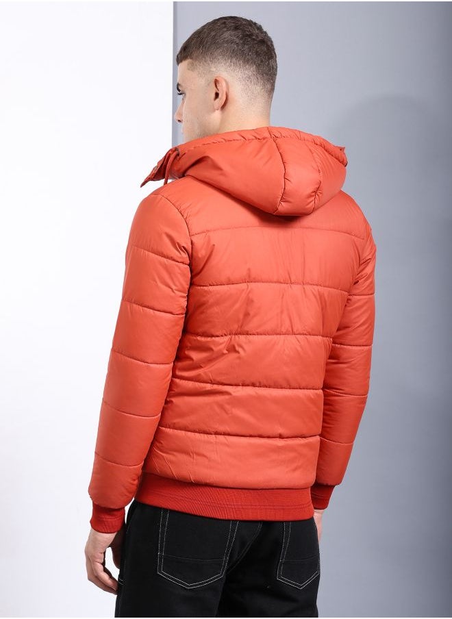 Men Regular Fit Badges Bomber Jackets