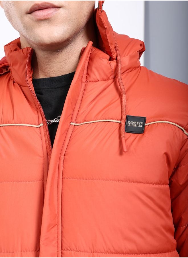 Men Regular Fit Badges Bomber Jackets
