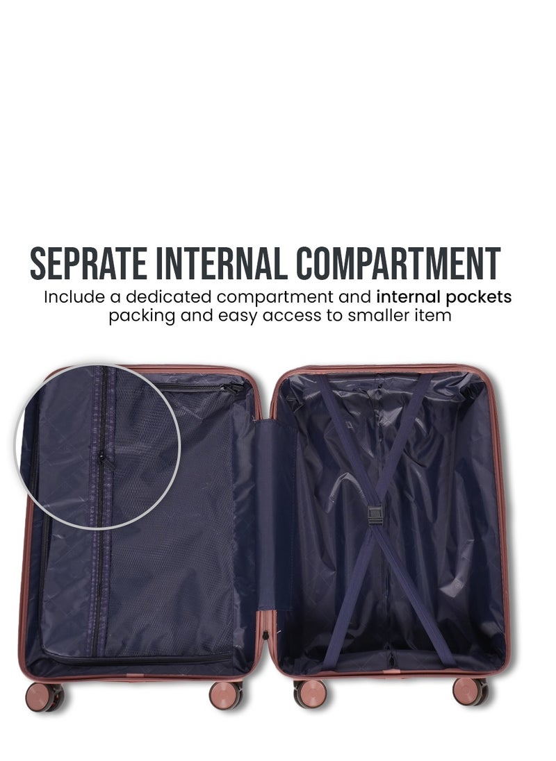 Travel Suitcase & Trolley Set - Luggage Bag PP 02, Lightweight Suitcase Set & Carry-On Luggage