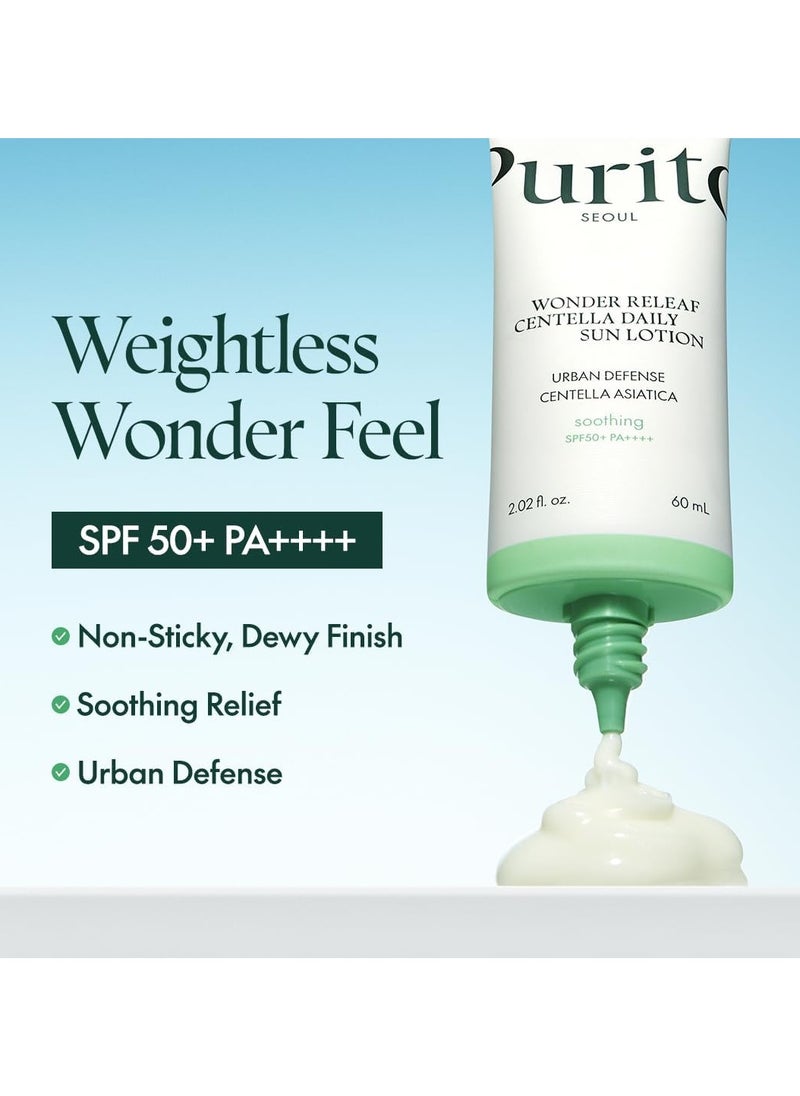 [Purito Seoul] Wonder Releaf Centella Daily Sun Lotion 60ml