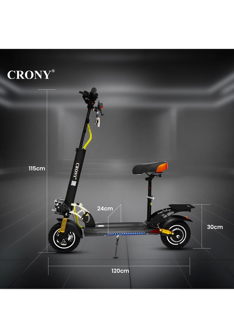 V10+Pro 1500W E-Scooter, 48V/13Ah, 10