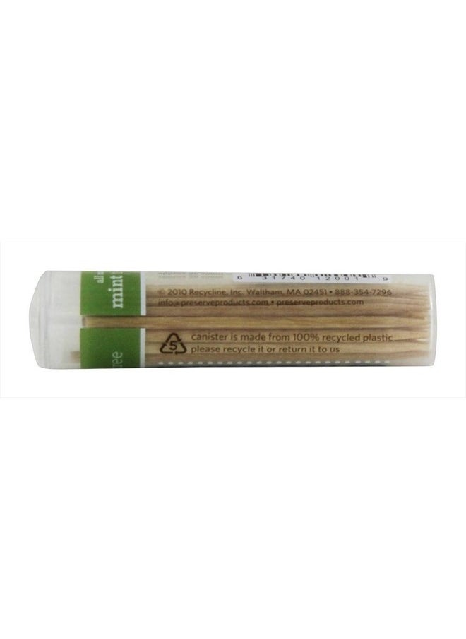 Flavored Toothpicks, Mint Tea Tree, 35 Count