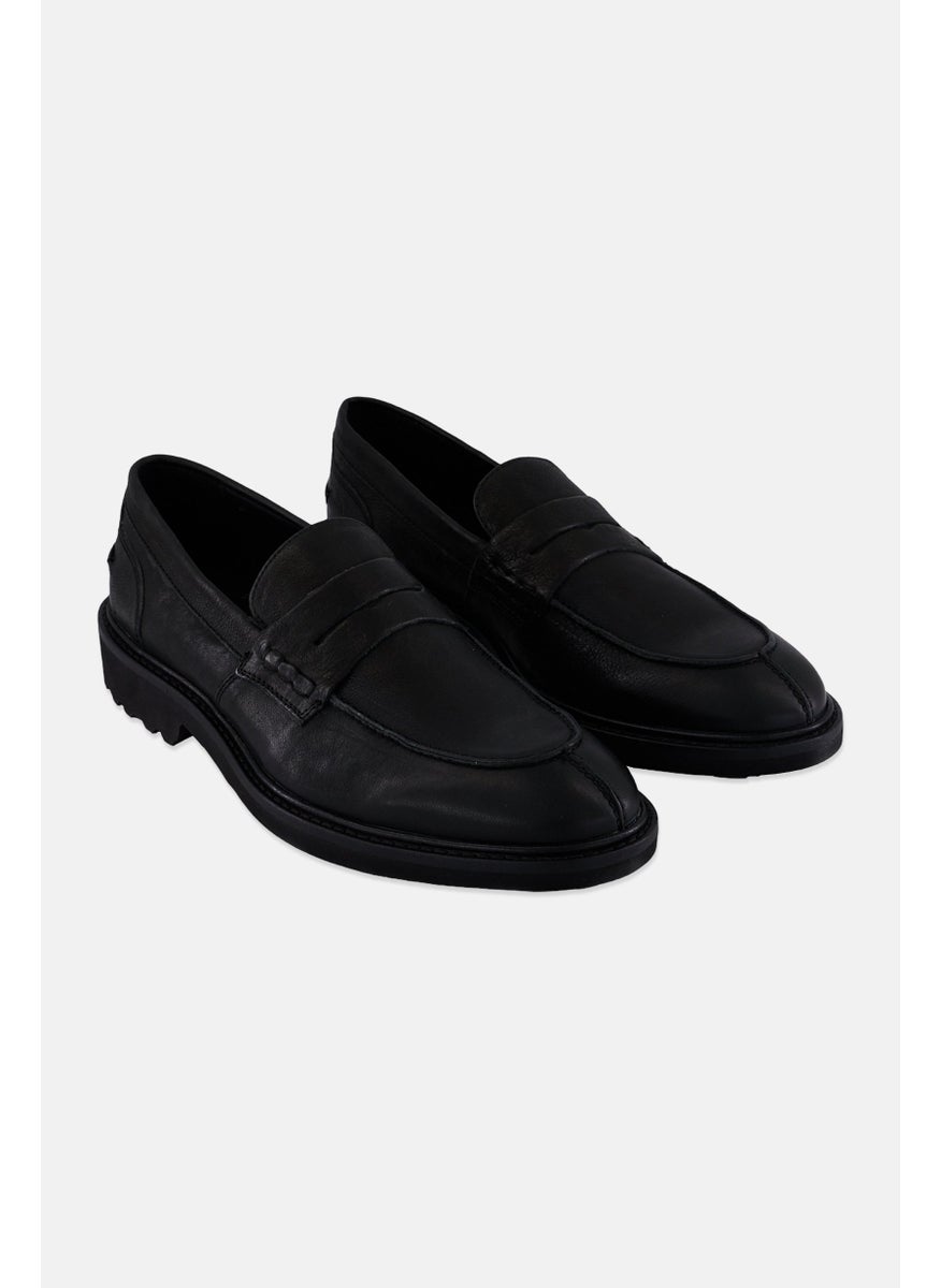 Men Slip On Casual Shoes, Black