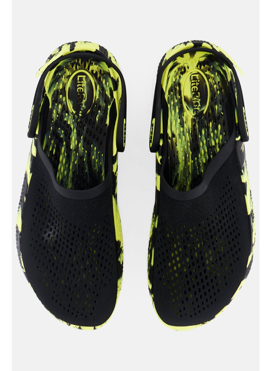 Men Slick Back Clogs, Black
