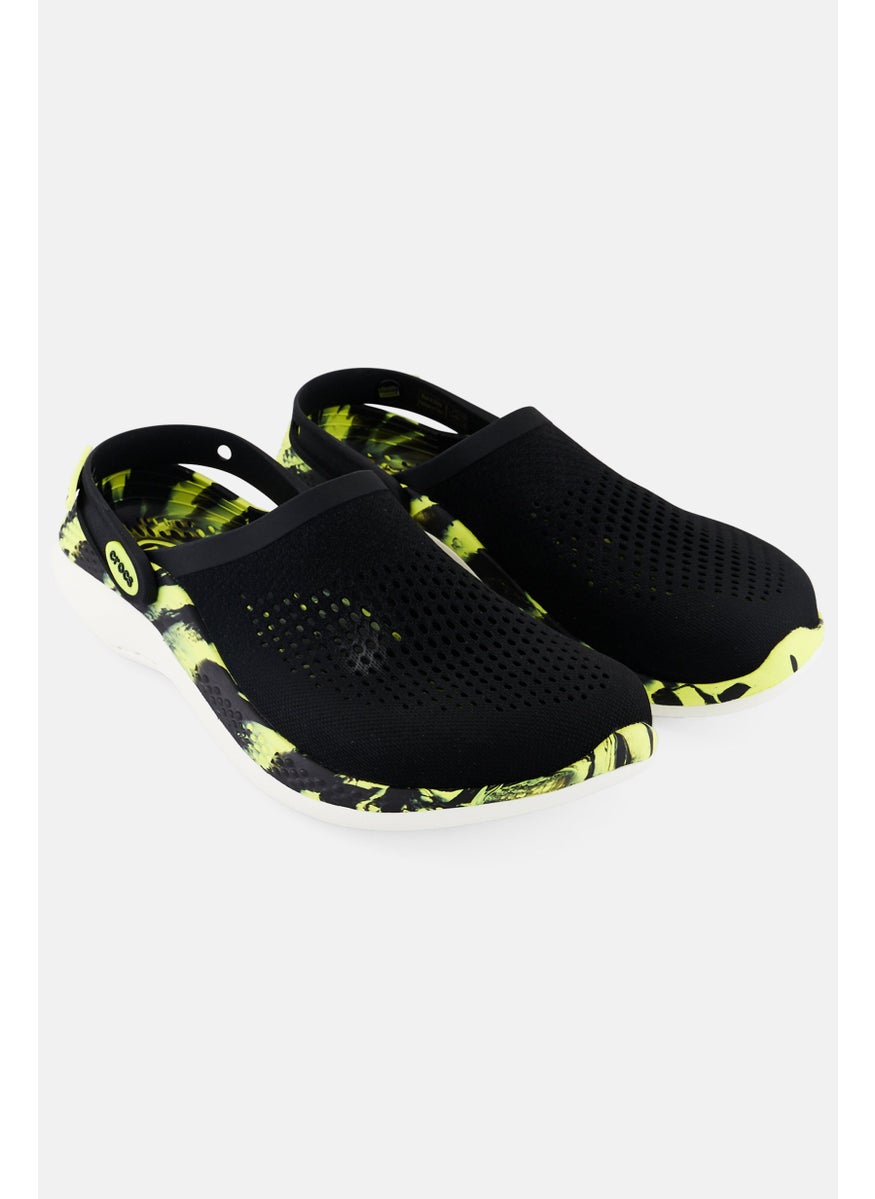 Men Slick Back Clogs, Black