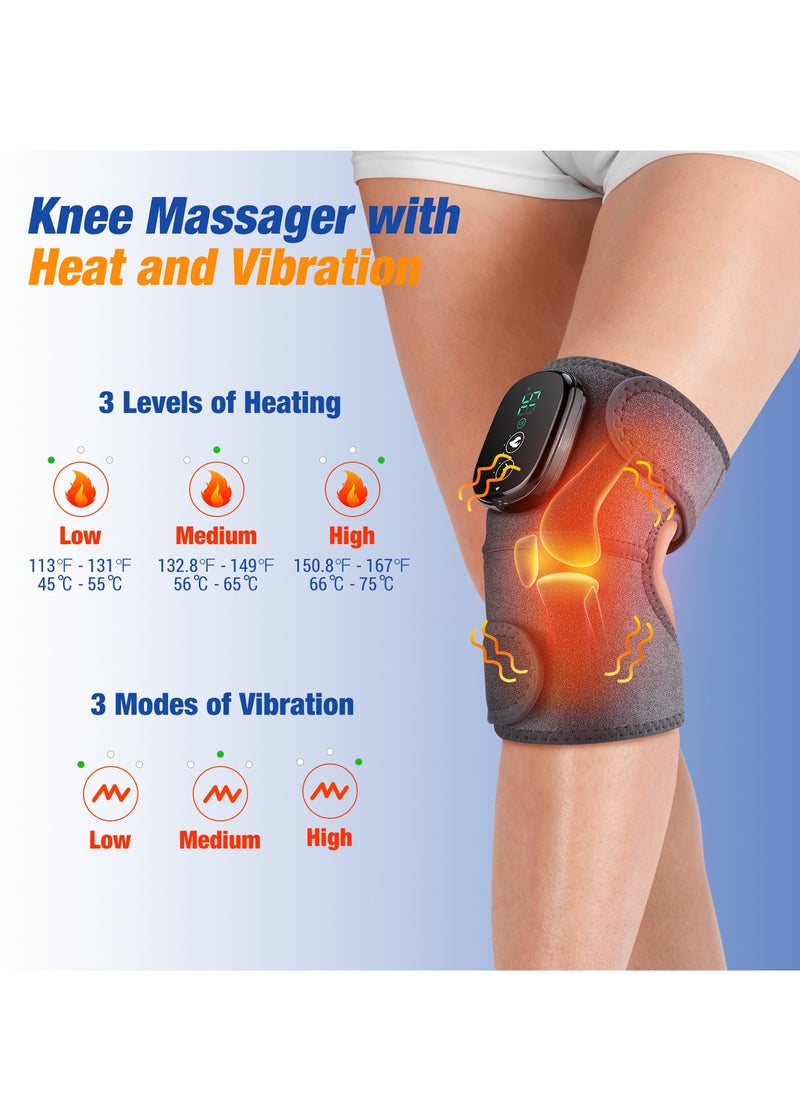 Electric heating massage knee and shoulder pads, intelligent infrared therapeutic device, wireless heating, multi-level temperature adjustment
