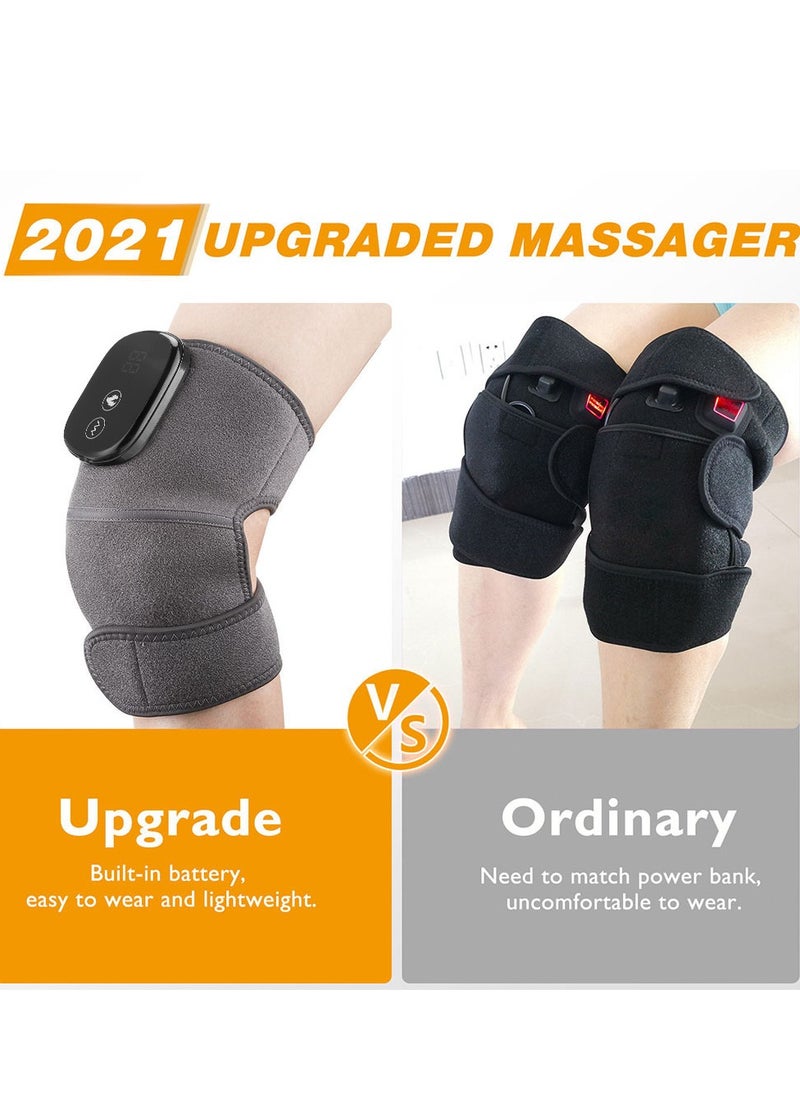 Electric heating massage knee and shoulder pads, intelligent infrared therapeutic device, wireless heating, multi-level temperature adjustment