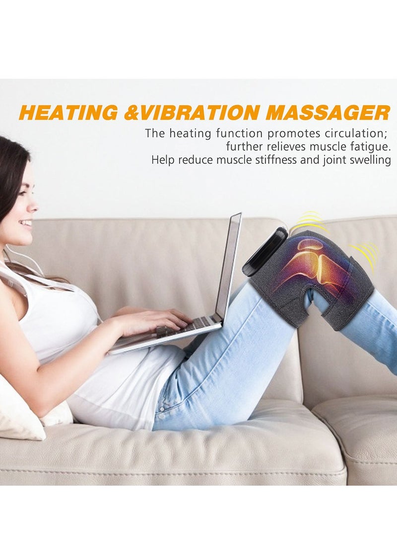 Electric heating massage knee and shoulder pads, intelligent infrared therapeutic device, wireless heating, multi-level temperature adjustment