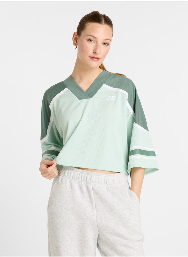 Mesh Logo T-Shirt