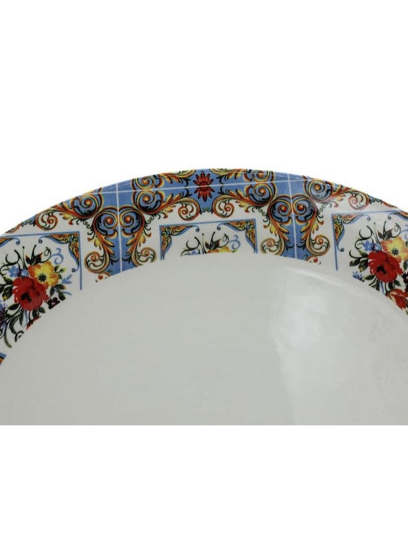 AKDC-Clayton Medieval Oval Platter 36.2Cm Multicolor