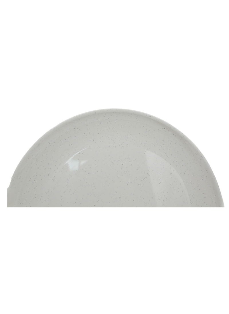 AKDC Melamine Coupe Plate Light Stone -14 Inch