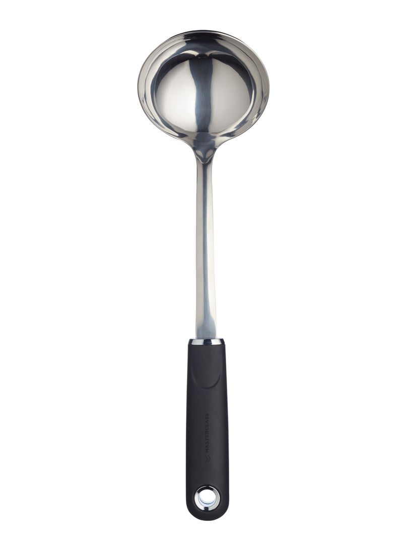 Mastercraft Masterclass Soft-Grip Stainless Steel Ladle, Carded
