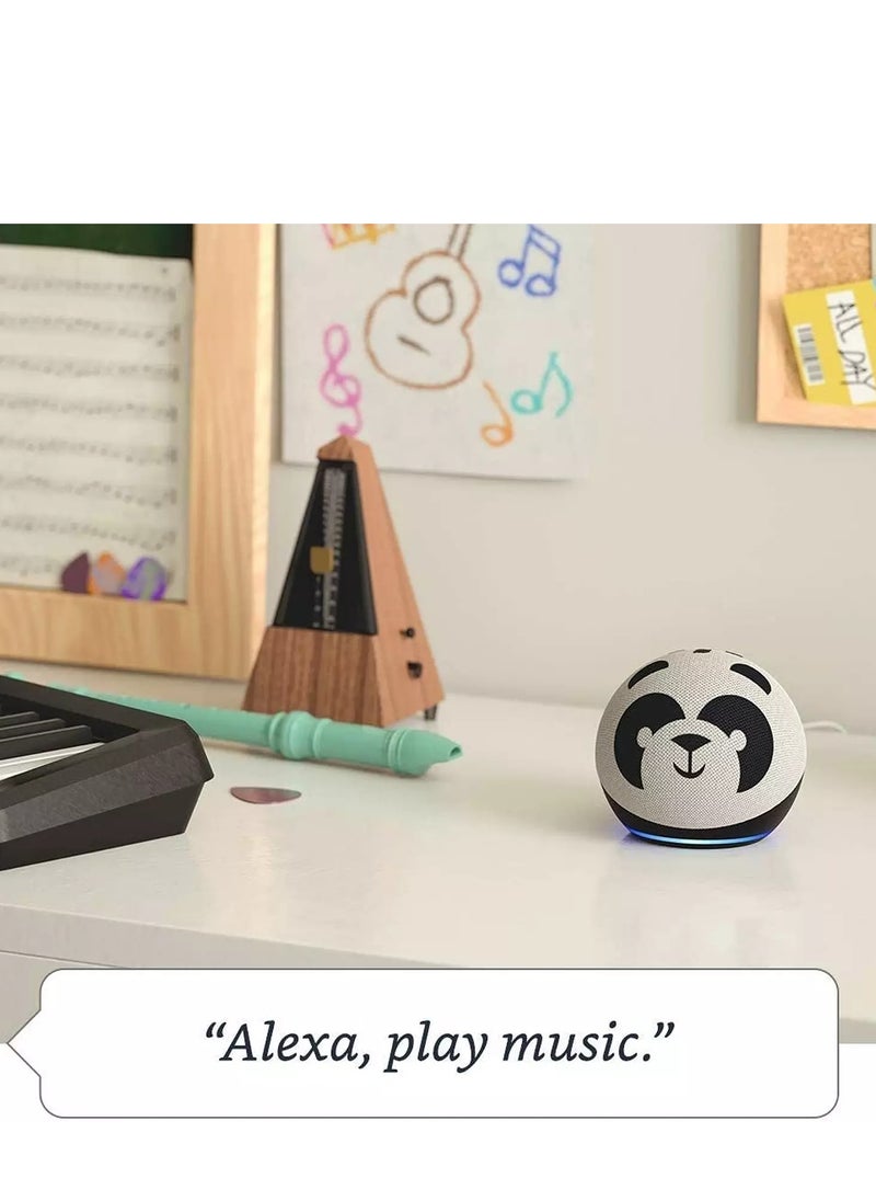 Echo Dot (4th Gen) Kids Edition | Designed for Kids, with Parental Controls