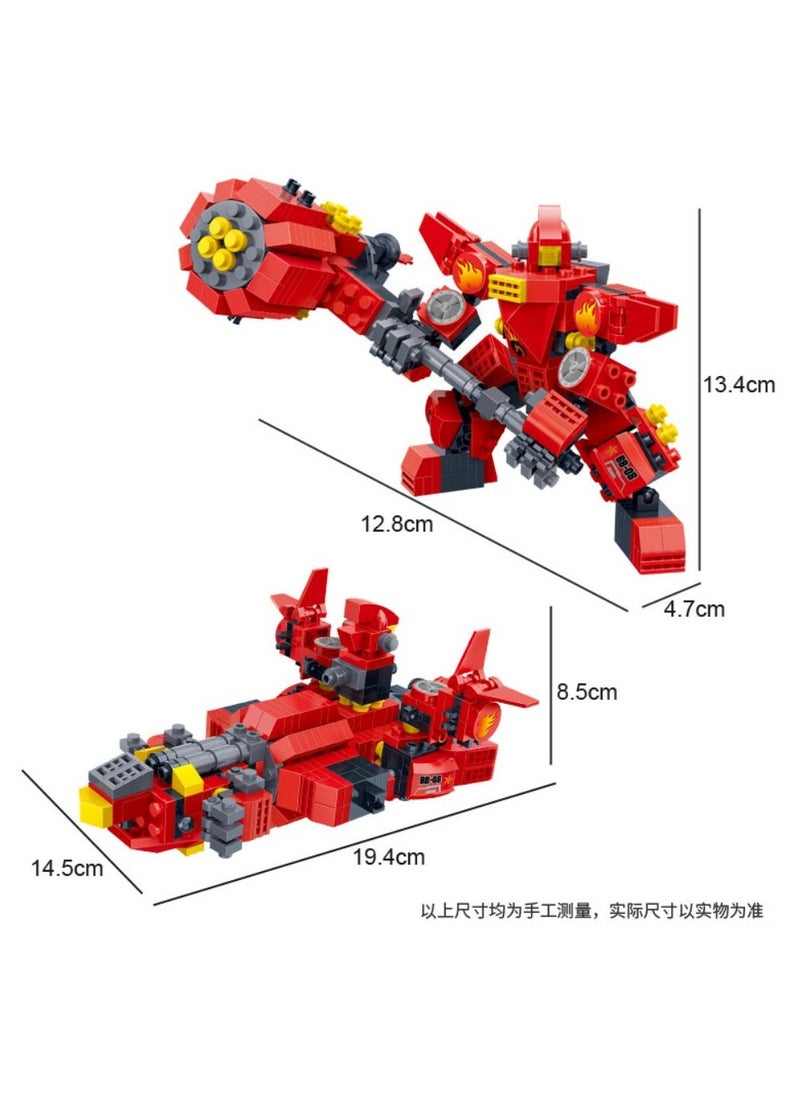 Banbao 2-in-1 Robot Mech II, 351 Pieces Building Blocks | Educational Toy Set | Building Brick Kit for Child Brain Development