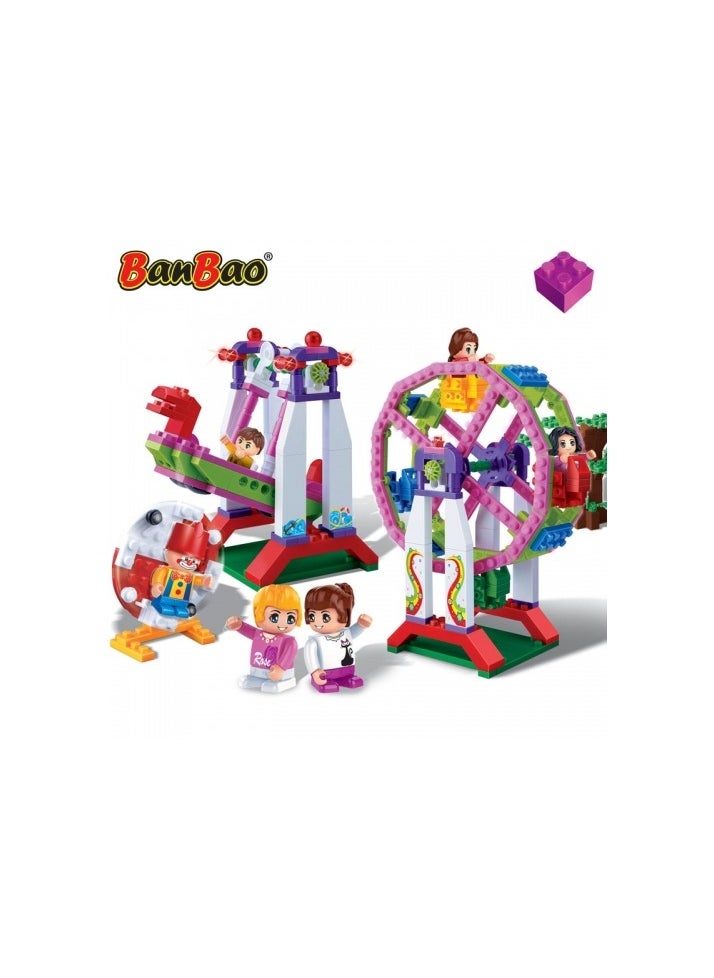 Banbao Building Blocks Trendy City Amusement Park 401-Pieces | Educational Toy Set | Building Brick Kit for Child Brain Development