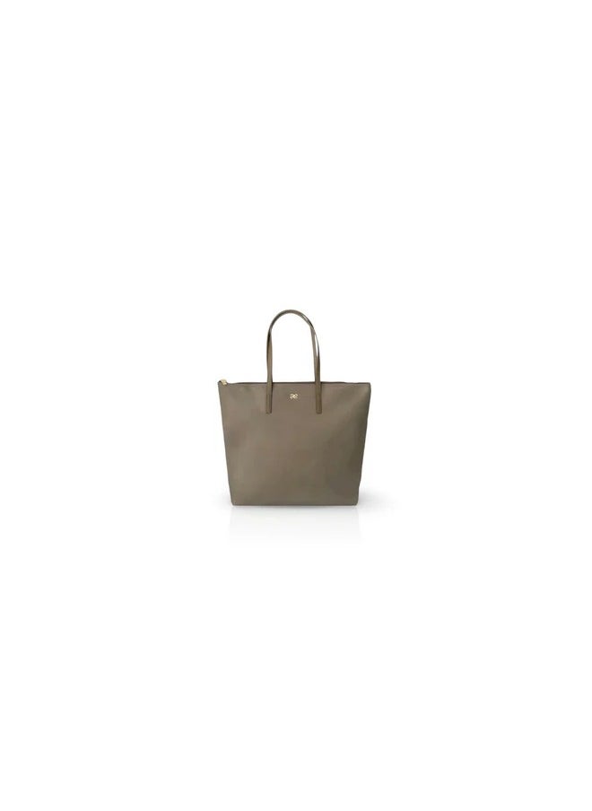 Solene Tan Taupe Handbag – Elegant Compact Design with Detachable Strap | Versatile Women’s Bag