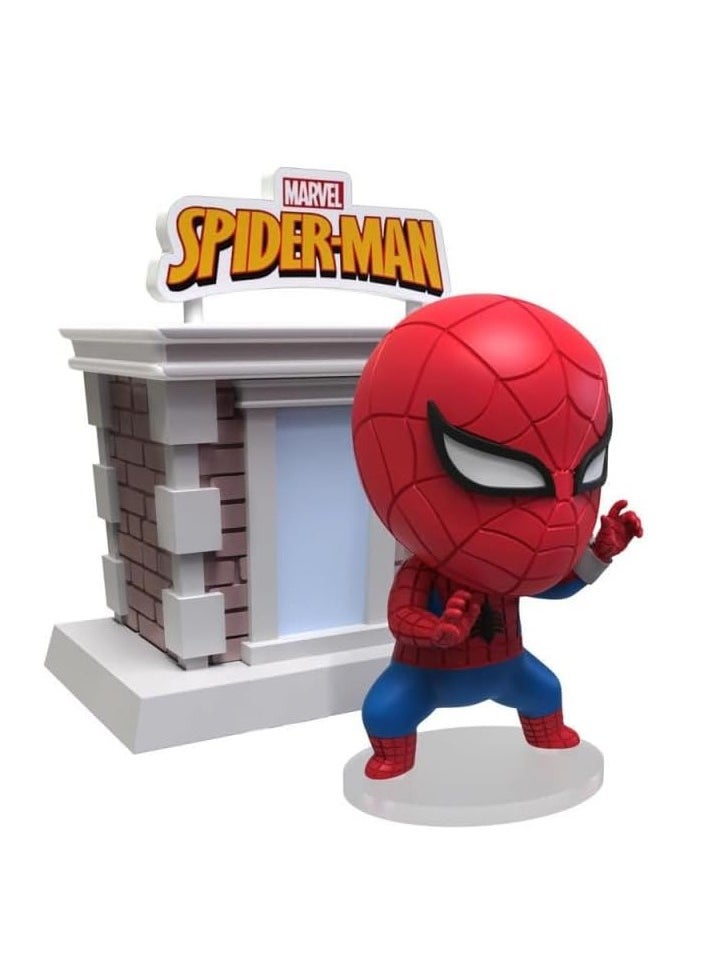 Marvel Spiderman Tower Series Mini Display Figurine - 1 Piece Only, Assorted
