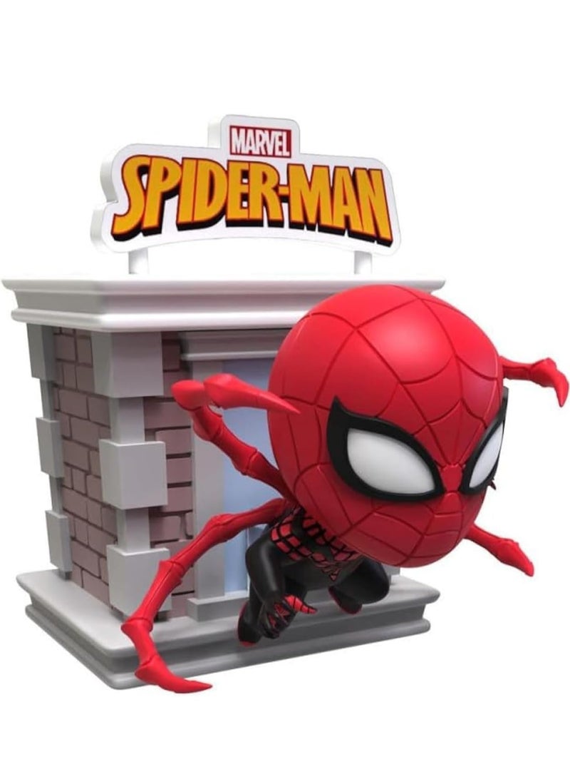 Marvel Spiderman Tower Series Mini Display Figurine - 1 Piece Only, Assorted