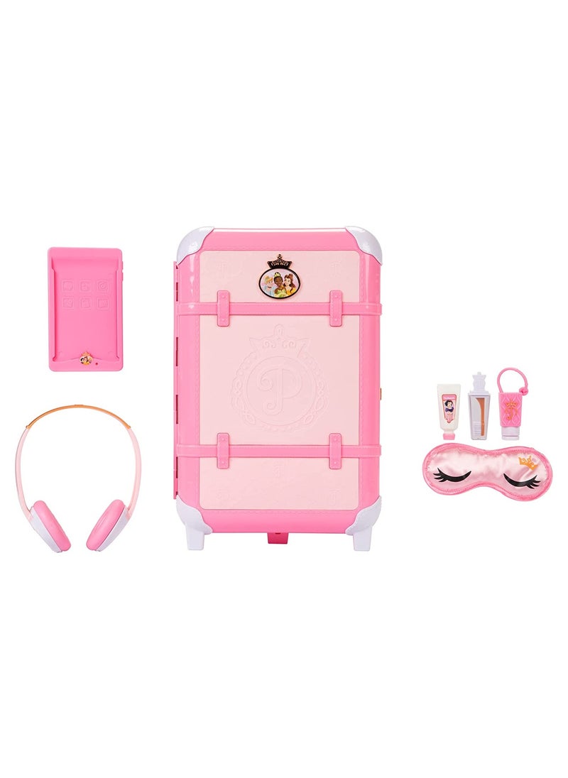 Disney Princess Style Deluxe Suitcase Set | Realistic Design | Travel Accessories | Pretend Play | Role Play | Gift for Girls | 