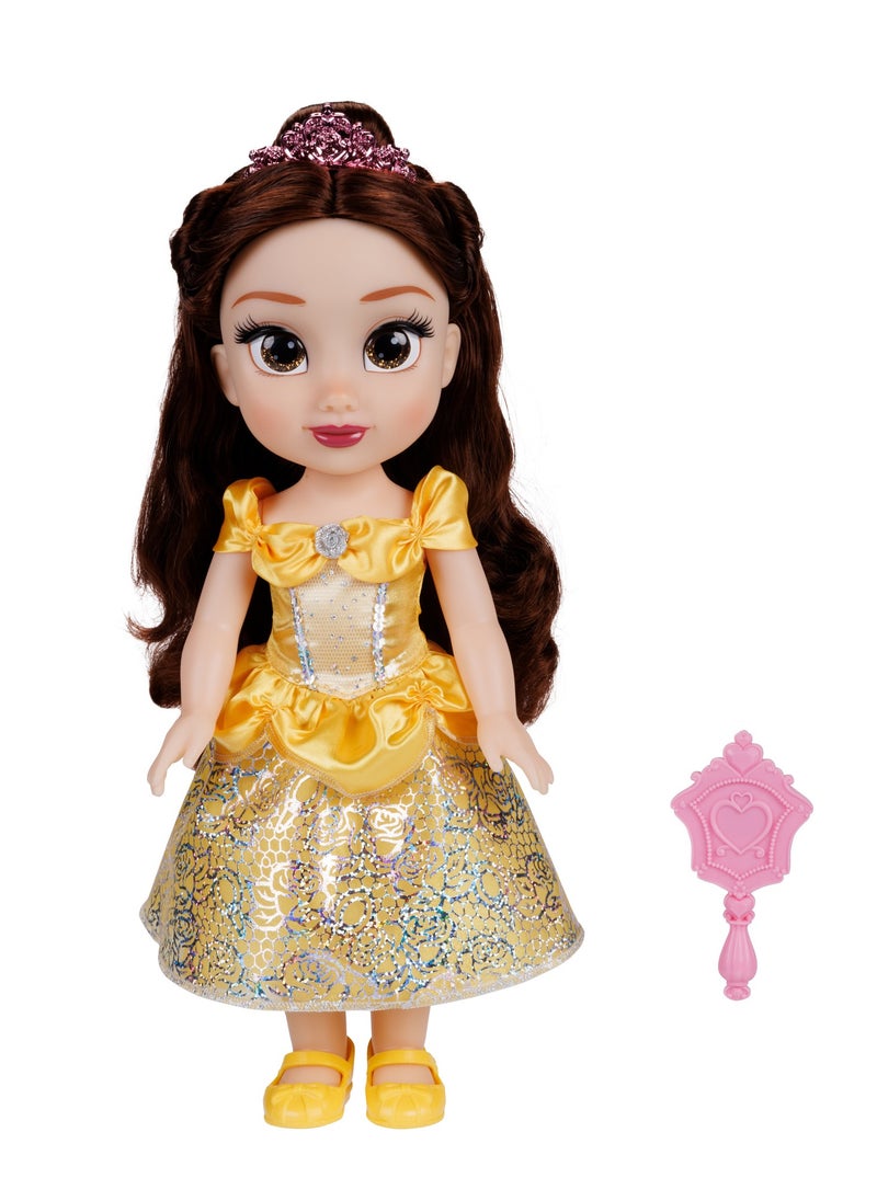Disney Princess Core Doll Glass Eyes 15-Inches, Assorted 1 Piece (Character May Vary) | Fashion Doll | Collectible Doll | Pretend Play | Dress Up | Gift for Kids