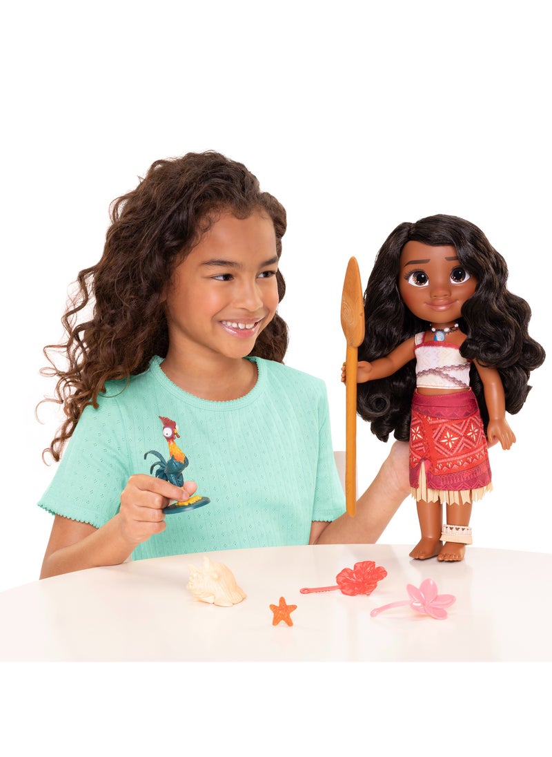 Moana 2 My Singing Friend 14-Inches, Battery Operated | Interactive Doll | Fashion Doll | Collectible Doll | Pretend Play | Dress Up | Gift for Kids