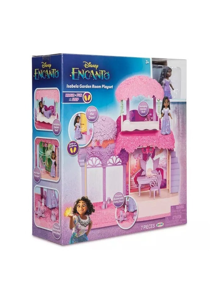 Disney Encanto Isabelas Garden Room Playset | Doll House Playset | The Madrigal Family | Gift for Kids and Teen